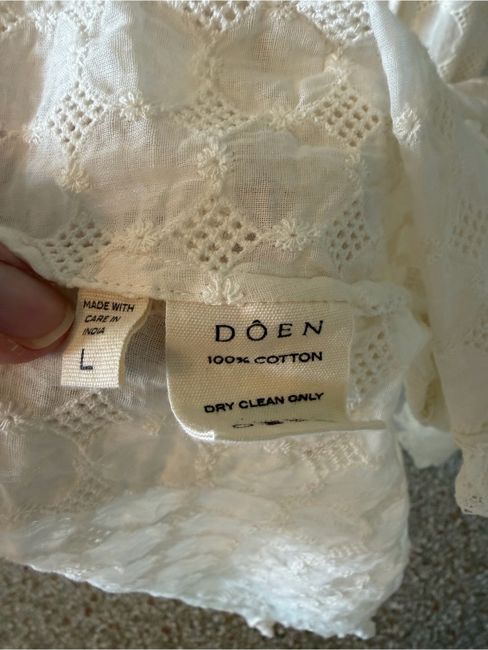 Doen - Vienna Dress in Salt - L - Picture 8 of 10